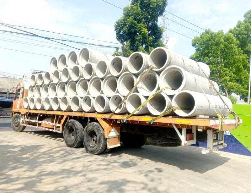 Pipa Beton di Lubuk Linggau